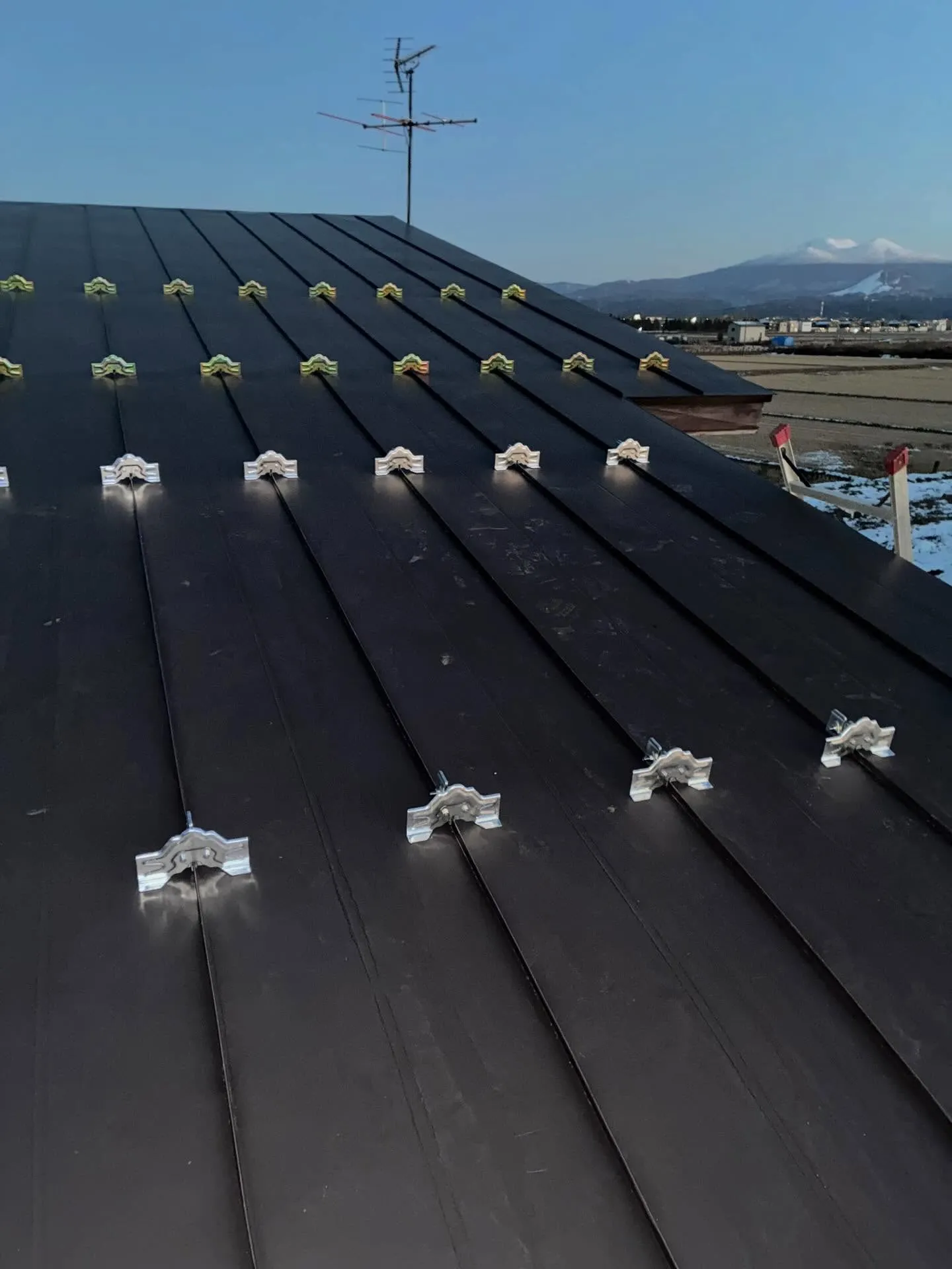 雪止めの取付けは！