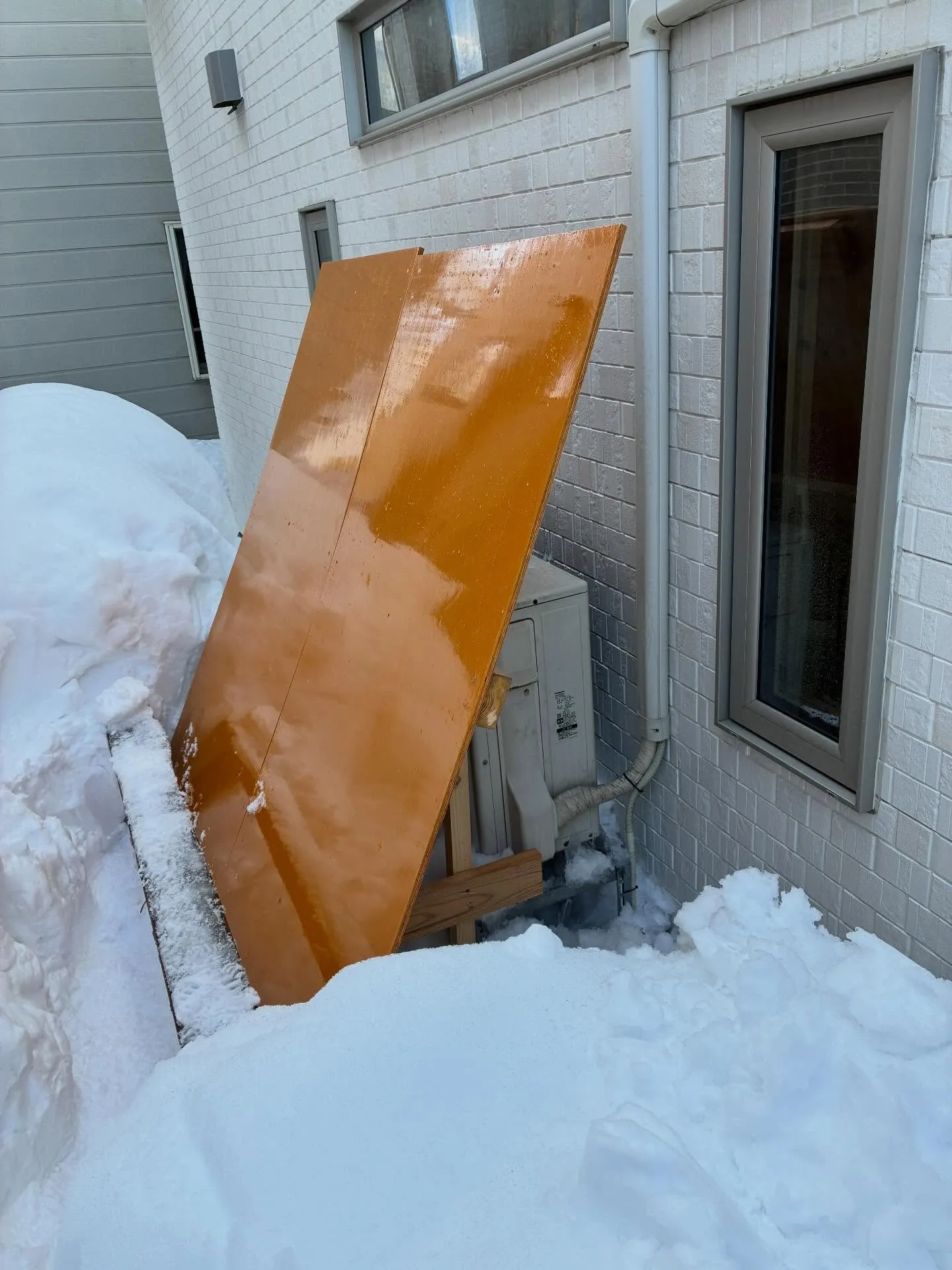 エアコン室外機の防護は！