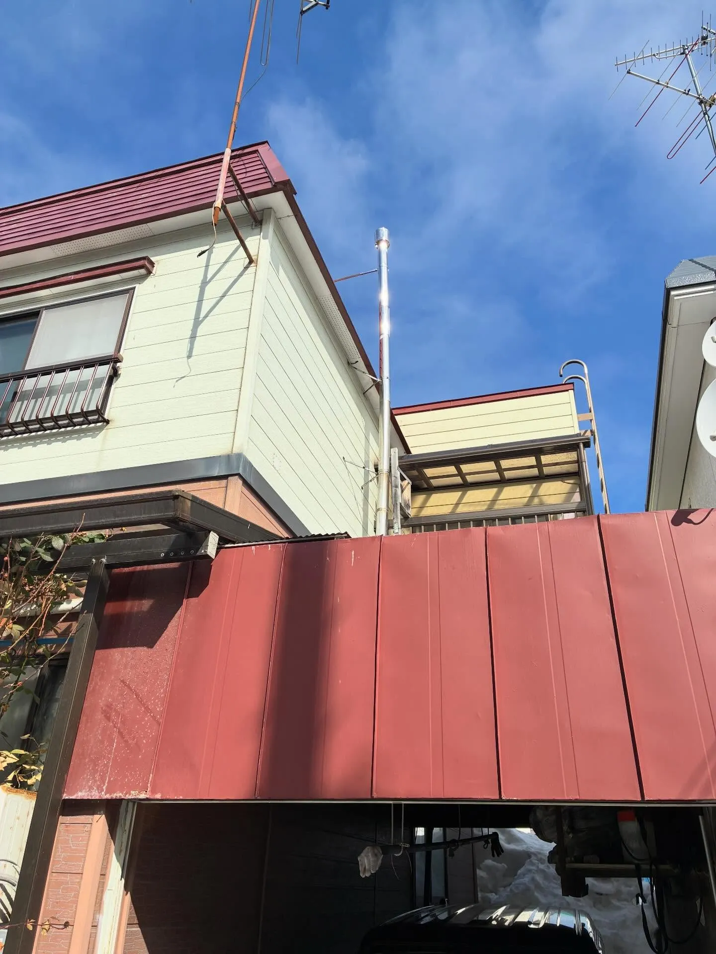 煙突が折れたら!